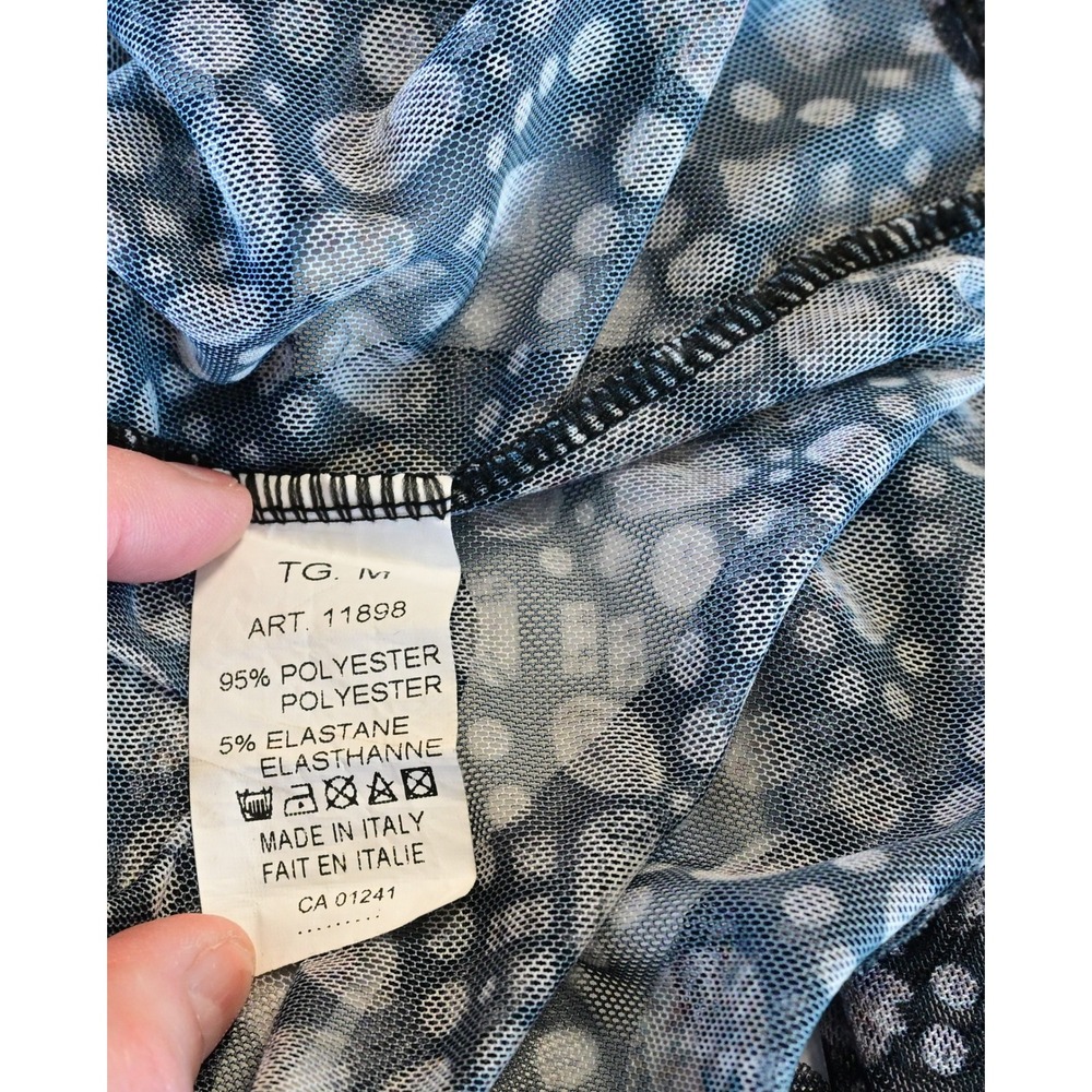 Raf Simons Mesh Gemstone Print Top Women Medium - Picture 5 of 7